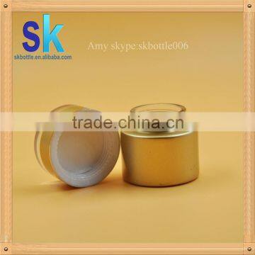 Customized size 50ml coametic packaging jars with lids