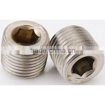 Hex Socket Stainless Steel Pipe Plug with Geomate