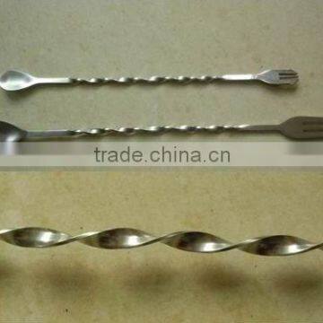 Stainless Steel Cocktail Spoon/ Long Bar Spoon/latte Spoon