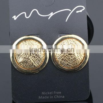 Fashion Cheap Jewelry Stud Earring Gold Plated Gunmetal Plated New Style