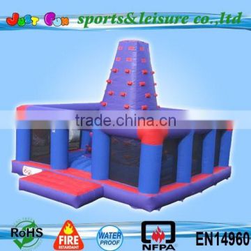 wall climbing inflatable, inflatable mountain climing for sale