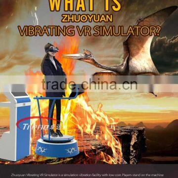Hottest Vibrating standing VR 9D VR Roller Coaster 9D Cinema                        
                                                Quality Choice