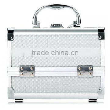 Aluminum Cosmetic Box With Mirror Jewelry Box