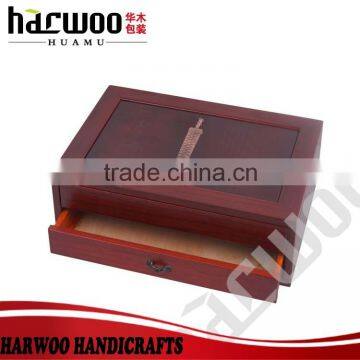 Vintage Matte Finished Wooden Storage Box With Drawer,fashion Wooden Jewelry Case,top Grade Wooden Storage Case photo-2