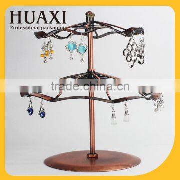 Luxury metal earrings jewelry display racks, display stand