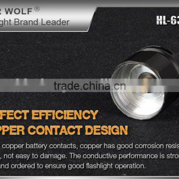 High brightness xml t6 led torch light aluminum flashlight