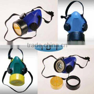 2016 hot selling safety half face chemical gas mask mini gas mask military chemical gas mask supplier