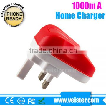 5V1A USB Travel chargers AC charger for iPhone