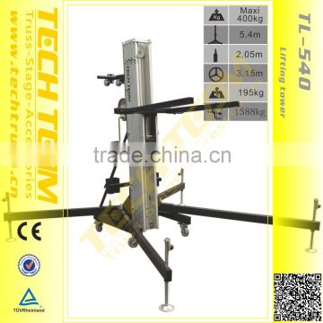 350kg loading capacity 5.4m height Crank Speaker Truss Stands