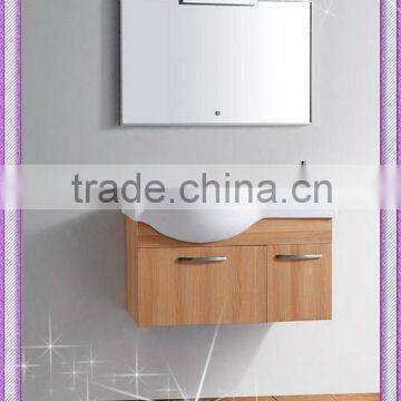 Modern Wood Pattern 304 stainless steel Bathroom Wall Mount vanities,bathroom cabinet-8087