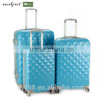 New style 3 pcs blue luggage sets/trolley luggage/traveling suitcase