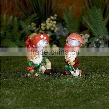 Garden Solar Gnome Figure Lamp