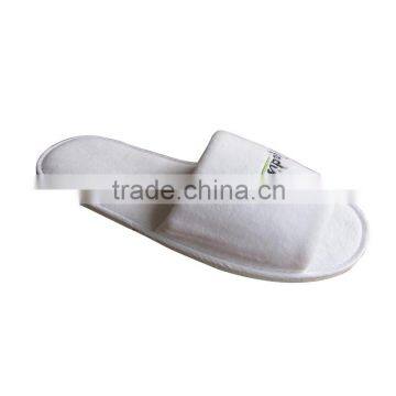 hotel disposable open toe velour slipper