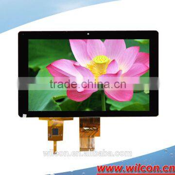 8inch 600nits 1024*600 high brightness capacitive touch screen display module with lvds interface