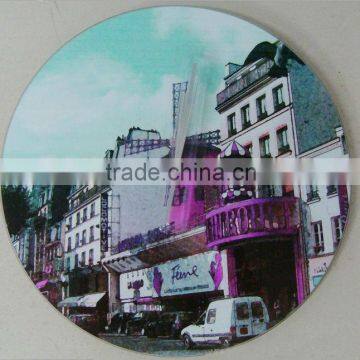 Glass Decorative Wall Round Wall Mounted Clock photo-5