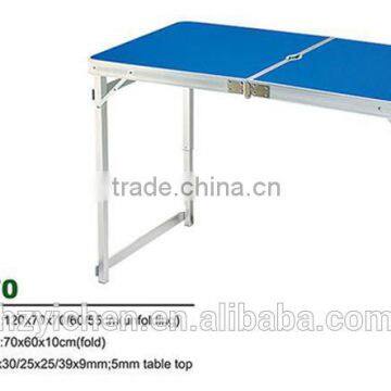 120*70 MDF Aluminum square tube table