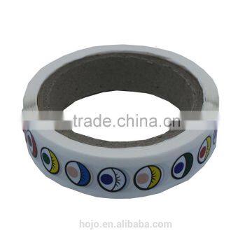 Stickers Cutomize DIY Eye Pattern Roll Sticker Toys for Kids 13MM