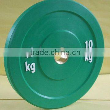 color rubber bumper plate