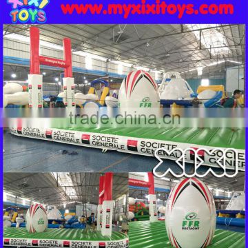 XIXI Outdoor Interactive Inflatable Rugby Pitch Equalizer bungee run Sport Games