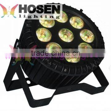 RGBWAP 6in1 9pcs 18W outdoor led par can light