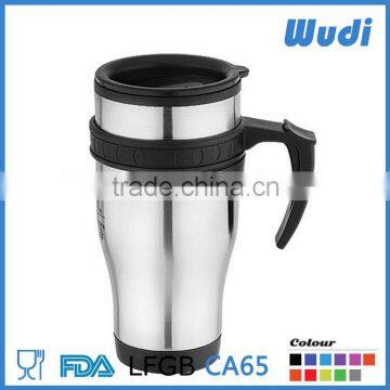 promotional cup outerior stainless steel interior plastic CM020