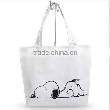 Recycled One Color Printed Canvas Cotton Shopping Bag Road Bag Supplier's Choice photo-2