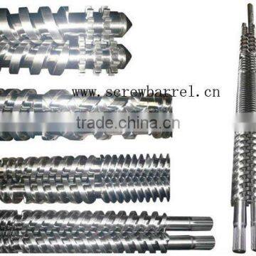 bimetallic twin screw cylinder for extruder machines