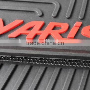 Wholesale Custom 3D Eco-friendly PVC Rubber Auto Car Floor Mats For TOYOTA YARIS photo-3