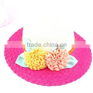 Fashion Women Ladies Hats Cool Summer Mini Straw Hats to Decorate photo-2