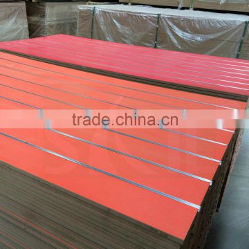 slotted mdf board aluminium insert slatwall panel