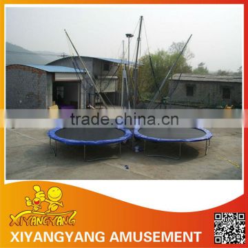 Wenzhou Hottest indoor bungee trampoline park with handle