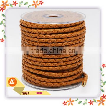 Jewelry Findings & Components fashionable braided 4mm fake leather cords