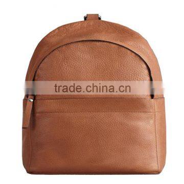 MD6025 Guangzhou high quality newest 100% leather plain backpack for women