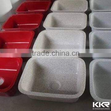 Artificial Stone Solid Surface Countertop Kitchen Sink photo-4