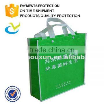 Promotional custom printed design cheap recycled pp non woven tnt eco bag