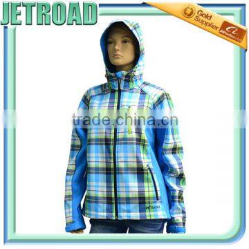 Women 2 Layers Breathable Membrane Softshell Jacket With Removable Hood photo-6