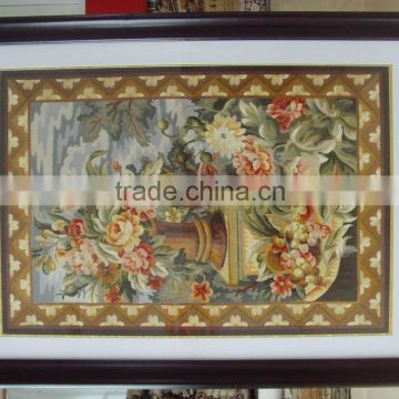 Gift embroidery flower rectangle tapestry