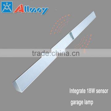 Garage Lighting, 4ft sensor light parking lot garage lighting with CE Rohs certificates led light 18w 1200mm garege led light