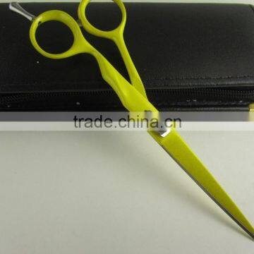 barber hair cutting scissors Color Coated barber hair cutting scissors