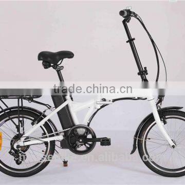20" Folding Electric Bike With Lithium Battery
