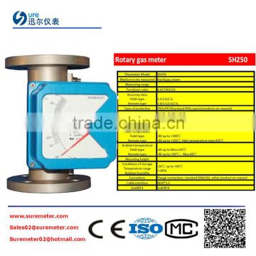 low cost digital display metal tube rotameter/flow meter made in china