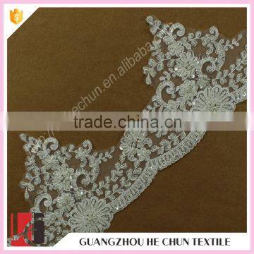 HC-2296-1 Hechun Fashion High Crafts Ivory Scalloped Lace Bridal Trim