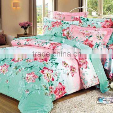 100% cotton home printed bed sheet