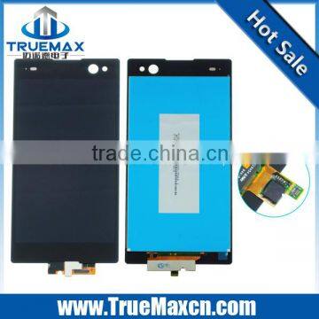 High Quality Mobile lcd Complete touch screen for sony C3 touch screen wihtout Frame