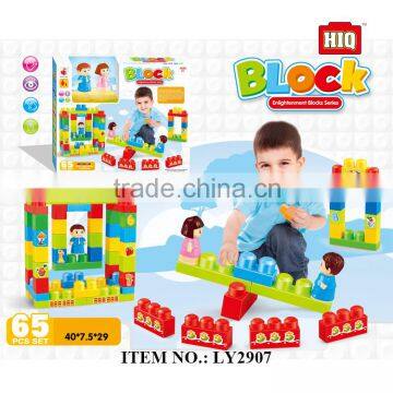 Wholesale high quality creative children plastic building blocks toys for kids