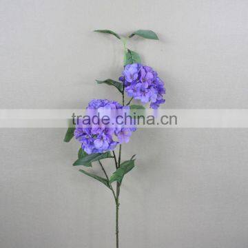 Wholesale artificial flower purple hydrangea silk flowers