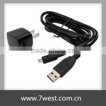 Original Mini Micro USB Wall Charger with USB Cable For Blackberry with CE & RoHS