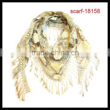 fashion lace scarf, triangle scarf