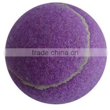 bulk price whoelsale personalized purple color tennis ball