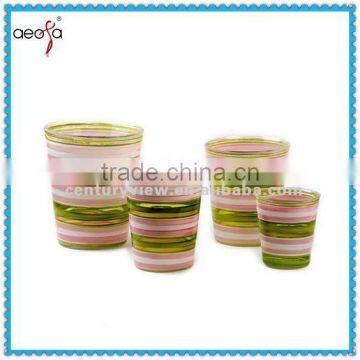 Miniature Glass Gardening Flower Pot Pack Gift